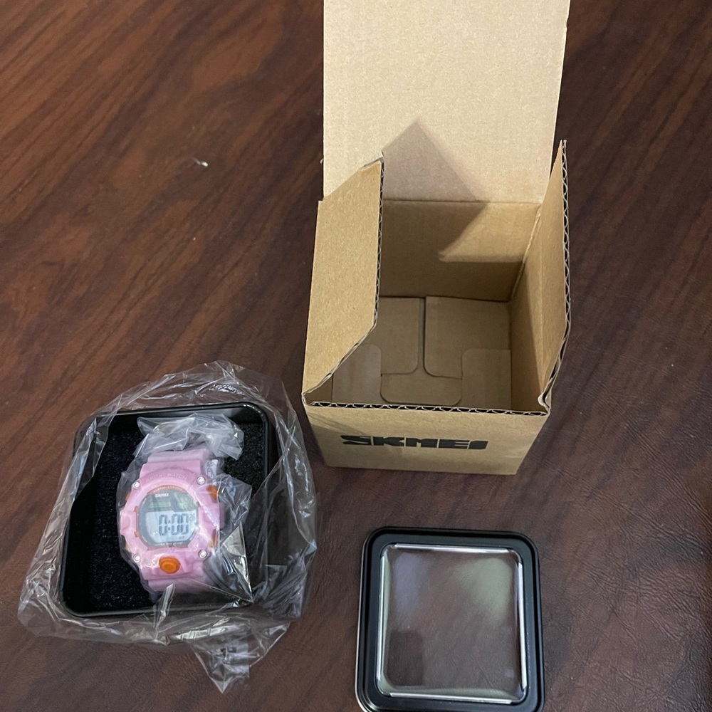 NEW Skmei Kids Pink Digital Watch